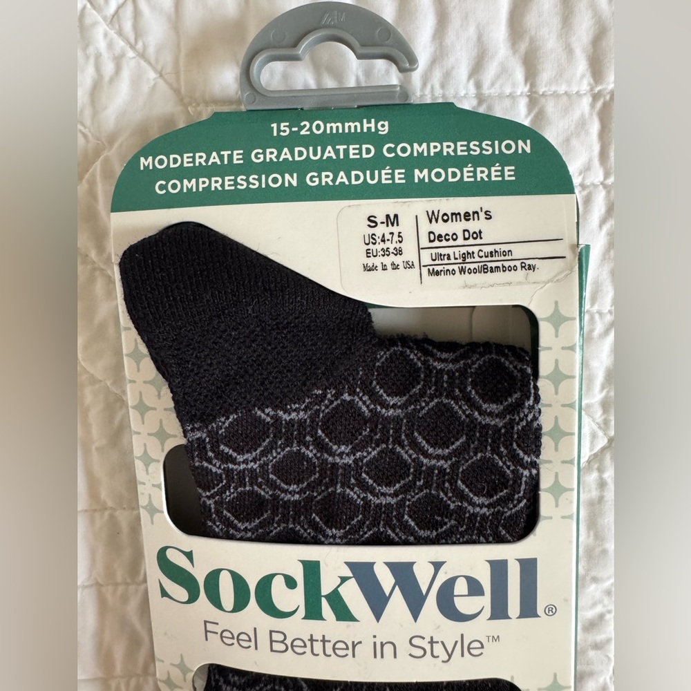 Sockwell Deco Dot Compression Socks S-M